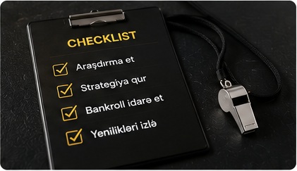 Mərc intizamı və yoxlama siyahısı