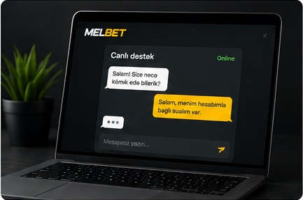 Melbet canlı dəstək